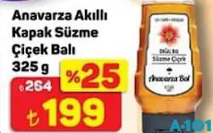 ANAVARZA SÜZME ÇİÇEK BALI AKILLI KAPAK 325 G fiyat ve kampanya bilgisi